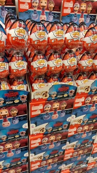 Ləpələr: Məhsul: Kinder Joy x Funko “Stranger Things” xüsusi seriyası Whatsapa lalafo.az -da — 1 Ləpələr: Məhsul: Kinder Joy x Funko “Stranger Things” xüsusi seriyası Whatsapa — 1