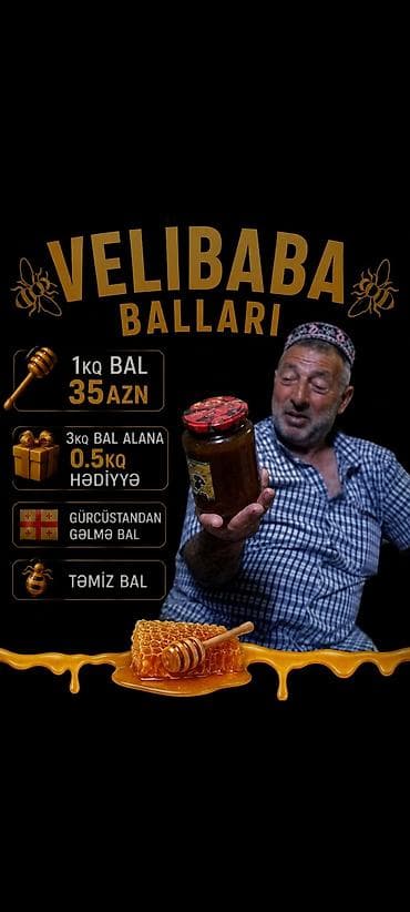 VELİBABA BALLARI – Gürcüstandan gətirilən təmiz bal - 1 kq bal: 35 lalafo.az -da VELİBABA BALLARI – Gürcüstandan gətirilən təmiz bal - 1 kq bal: 35