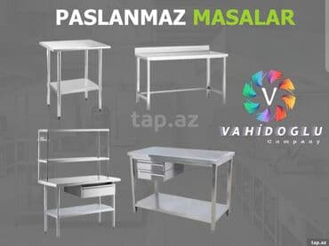Paslanmaz masalar – peşəkar mətbəxlər, kafe və restoranlar üçün lalafo.az -da Paslanmaz masalar – peşəkar mətbəxlər, kafe və restoranlar üçün