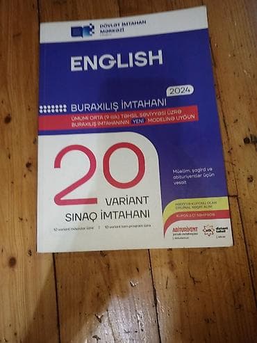 Məhsul: “English – Buraxılış imtahanı 2024” (DİM) - Ümumi orta (9 at lalafo.az Məhsul: “English – Buraxılış imtahanı 2024” (DİM) - Ümumi orta (9