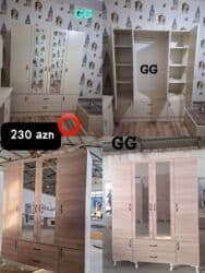 Yeni, Açılan, 4 qapılı Qarderob, paltar dolabı lalafo.az -da Yeni, Açılan, 4 qapılı Qarderob, paltar dolabı