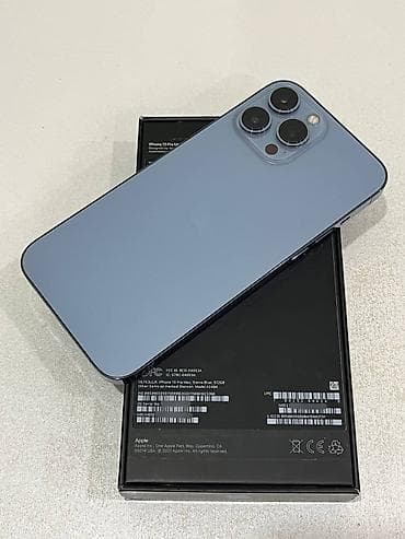 IPhone 13 Pro Max, 512 GB, Sierra Blue, Zəmanət, Kredit, Simsiz şarj lalafo.az -da IPhone 13 Pro Max, 512 GB, Sierra Blue, Zəmanət, Kredit, Simsiz şarj