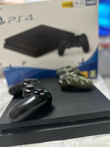 Sony PlayStation 4 (Slim) oyun konsolu – 500 GB, HDR, PS VR Ready lalafo.az -da Sony PlayStation 4 (Slim) oyun konsolu – 500 GB, HDR, PS VR Ready