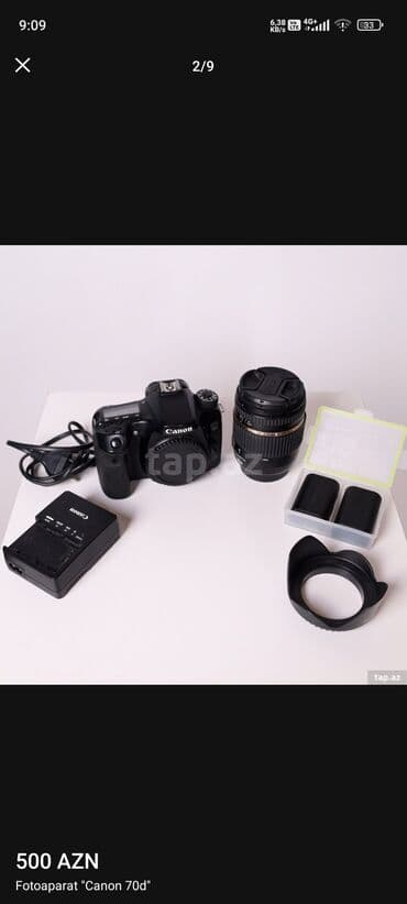 Canon EOS 70D fotoaparat dəsti - Korpus: Canon EOS 70D (APS‑C, üst lalafo.az -da Canon EOS 70D fotoaparat dəsti - Korpus: Canon EOS 70D (APS‑C, üst