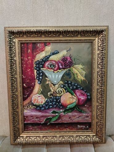 Yağlı boya tablo – natürmort - Mövzu: klassik natürmort lalafo.az -da Yağlı boya tablo – natürmort - Mövzu: klassik natürmort