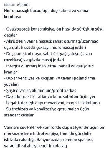 Джакузи ванны: İşlək vəziyyətdədi. Prablemi yoxdu. Radyo və musiqi dəstəkləyir. Real at lalafo.az — 4 Джакузи ванны: İşlək vəziyyətdədi. Prablemi yoxdu. Radyo və musiqi dəstəkləyir. Real — 4