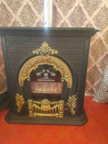 Behkaran dekorativ dizayna malik qaz sobası/elektrik kamin tipli lalafo.az -da Behkaran dekorativ dizayna malik qaz sobası/elektrik kamin tipli