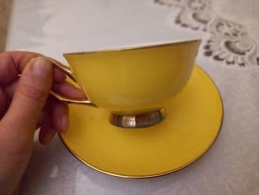 Çay dəsti, rəng - Sarı, Keramika lalafo.az -da Çay dəsti, rəng - Sarı, Keramika