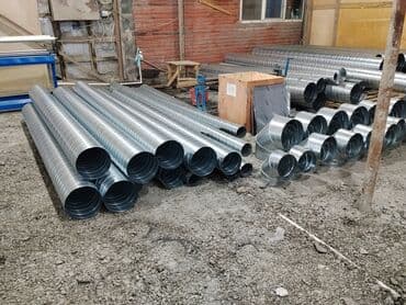 Məhsul: Spiral formalı sinklənmiş hava kanalları və fitinqlər Təsvir lalafo.az -da Məhsul: Spiral formalı sinklənmiş hava kanalları və fitinqlər Təsvir