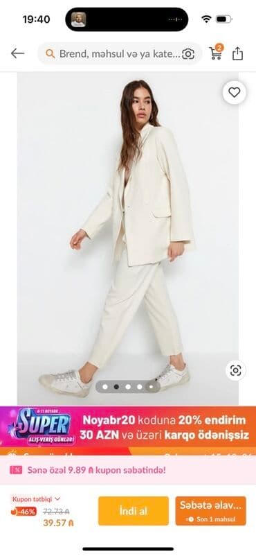 Dəst trendyoldan sifariş edilib, cəmi 1 dəfə xəstəxana çıxışına lalafo.az -da Dəst trendyoldan sifariş edilib, cəmi 1 dəfə xəstəxana çıxışına