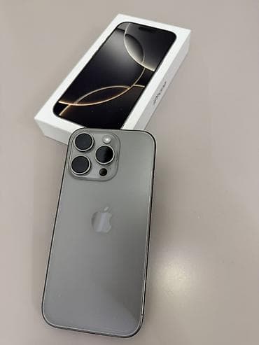 IPhone 16 Pro, 128 GB, Natural Titanium, Face ID lalafo.az -da IPhone 16 Pro, 128 GB, Natural Titanium, Face ID