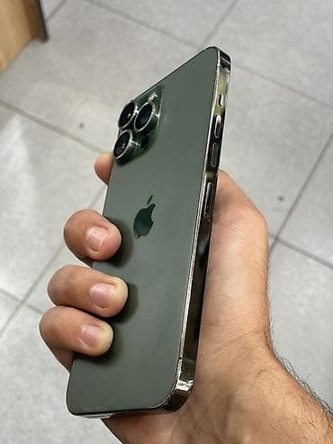 IPhone 13 Pro Max, 128 GB, Alpine Green, Simsiz şarj, Face ID lalafo.az -da IPhone 13 Pro Max, 128 GB, Alpine Green, Simsiz şarj, Face ID