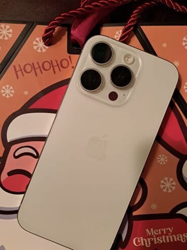 IPhone 15 Pro, 512 GB, White Titanium, Face ID lalafo.az -da IPhone 15 Pro, 512 GB, White Titanium, Face ID