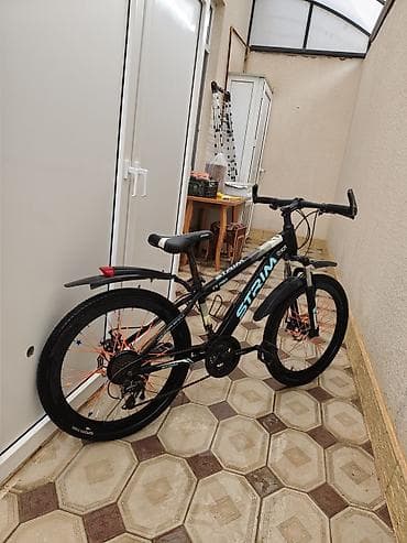 STRIM MTB velosiped - Çərçivə: polad, dağ tipli geometriya, qara lalafo.az -da STRIM MTB velosiped - Çərçivə: polad, dağ tipli geometriya, qara
