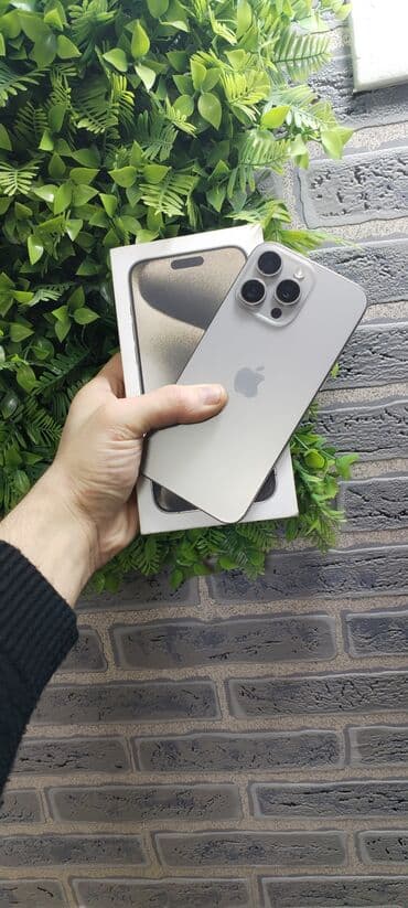 IPhone 15 Pro Max, 256 GB, Natural Titanium, Zəmanət, Kredit, Simsiz şarj lalafo.az -da IPhone 15 Pro Max, 256 GB, Natural Titanium, Zəmanət, Kredit, Simsiz şarj