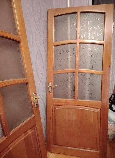 Taxta interyer qapıları – 4 ədəd - Material: təbii ağac (şalban/şam lalafo.az -da Taxta interyer qapıları – 4 ədəd - Material: təbii ağac (şalban/şam