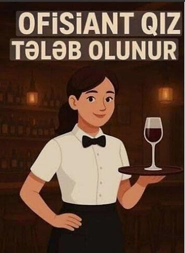 Ofisiant, Qadın, 25 yaş, 1 ildən az təcrübə lalafo.az -da Ofisiant, Qadın, 25 yaş, 1 ildən az təcrübə