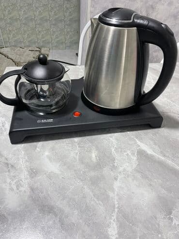 Çay dəsti – elektrikli baza üzərində qızdırıcı çaydan və şüşə çaynik lalafo.az -da Çay dəsti – elektrikli baza üzərində qızdırıcı çaydan və şüşə çaynik