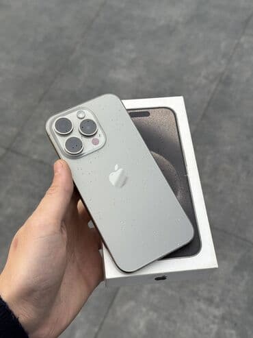 IPhone 15 Pro, 256 GB, Natural Titanium, Simsiz şarj lalafo.az -da IPhone 15 Pro, 256 GB, Natural Titanium, Simsiz şarj