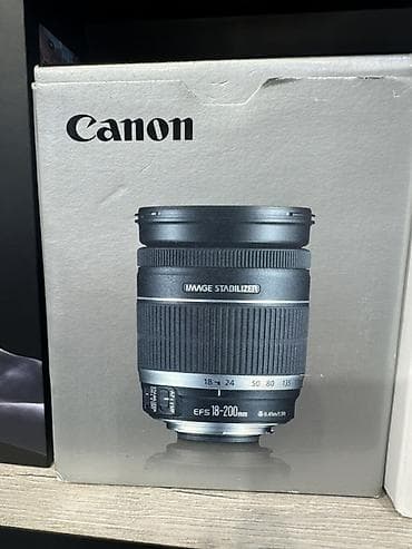 Canon EF-S 18-200mm f/3.5-5.6 IS obyektiv - Uyğunluq: Canon EF-S lalafo.az -da Canon EF-S 18-200mm f/3.5-5.6 IS obyektiv - Uyğunluq: Canon EF-S