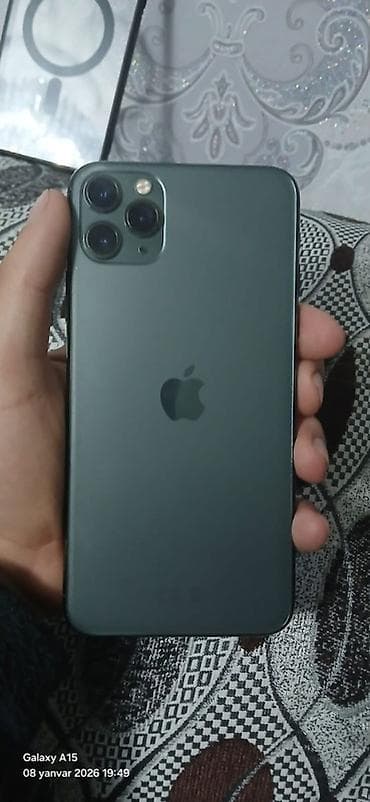 IPhone 11 Pro Max, 64 GB, Jet Black, Face ID lalafo.az -da IPhone 11 Pro Max, 64 GB, Jet Black, Face ID