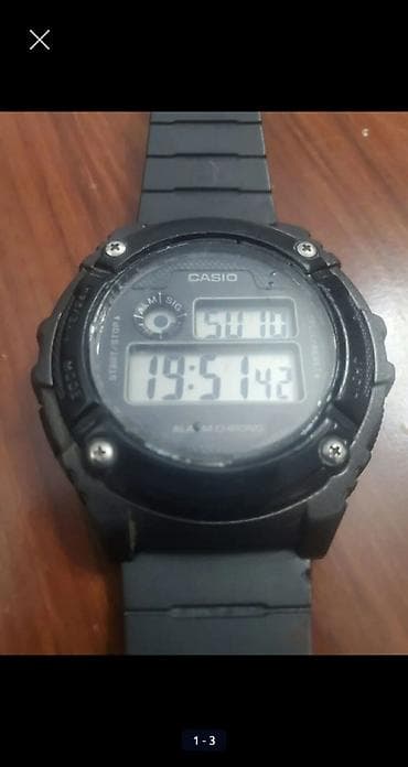 İşlənmiş, Qol saatı, Casio, rəng - Qara lalafo.az -da İşlənmiş, Qol saatı, Casio, rəng - Qara