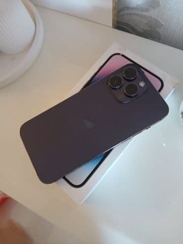 IPhone 14 Pro, 128 GB, Deep Purple, Face ID lalafo.az -da IPhone 14 Pro, 128 GB, Deep Purple, Face ID