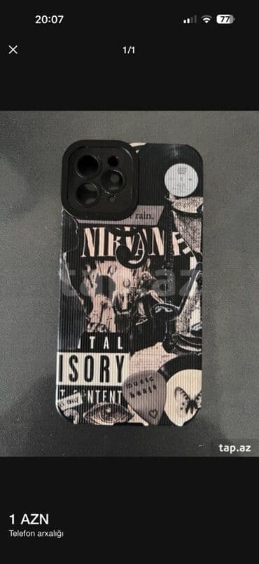 Nirvana temalı telefon arxa qapağı - Model uyumluluğu: Şəkildəki lalafo.az -da Nirvana temalı telefon arxa qapağı - Model uyumluluğu: Şəkildəki