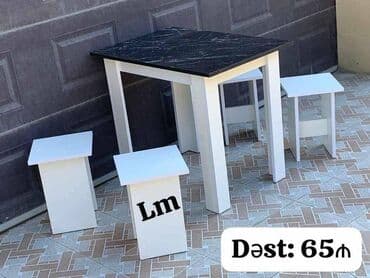 MASA + 4 TABURETKA Yeni və sifarişlə. Çox səmərəli və keyfiyyətli📌 lalafo.az -da MASA + 4 TABURETKA Yeni və sifarişlə. Çox səmərəli və keyfiyyətli📌