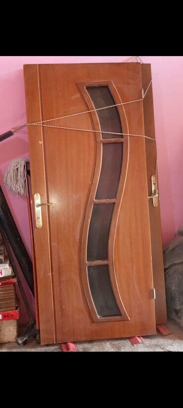 Ağac fakturalı giriş/otaq qapısı - Material: MDF/Lamınat örtüklü lalafo.az -da Ağac fakturalı giriş/otaq qapısı - Material: MDF/Lamınat örtüklü