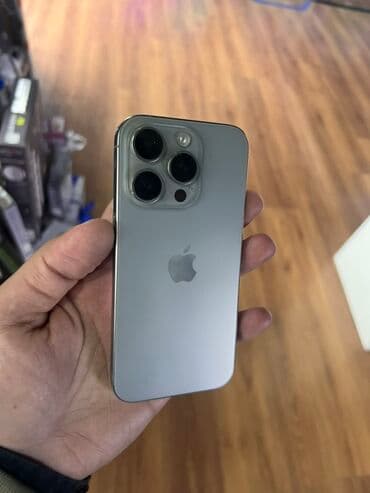 IPhone 15 Pro, 256 GB, Gümüşü, Face ID lalafo.az -da IPhone 15 Pro, 256 GB, Gümüşü, Face ID