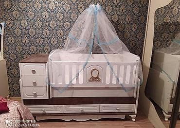 Milana Uşaq çarpayısı 100man Heç bir problemi yoxdur matras və tülü lalafo.az -da Milana Uşaq çarpayısı 100man Heç bir problemi yoxdur matras və tülü