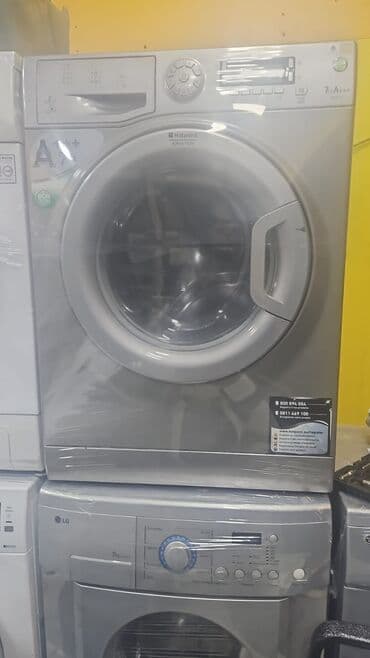 Paltaryuyan maşın Hotpoint Ariston, 7 kq, Avtomat, Qurutmasız lalafo.az -da Paltaryuyan maşın Hotpoint Ariston, 7 kq, Avtomat, Qurutmasız