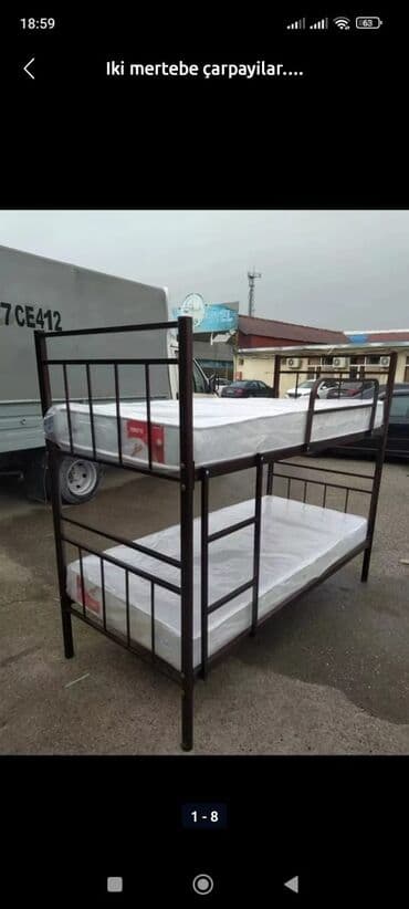 Yeni, İkinəfərlik çarpayı, Bazasız, Matrassız, Siyirməsiz, Azərbaycan lalafo.az -da Yeni, İkinəfərlik çarpayı, Bazasız, Matrassız, Siyirməsiz, Azərbaycan