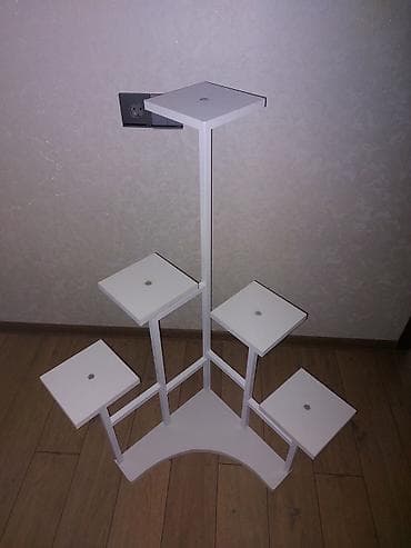 Bitki stendi – çoxsəviyyəli künc model - Dizayn: 5 platformalı lalafo.az -da — 1 Bitki stendi – çoxsəviyyəli künc model - Dizayn: 5 platformalı — 1