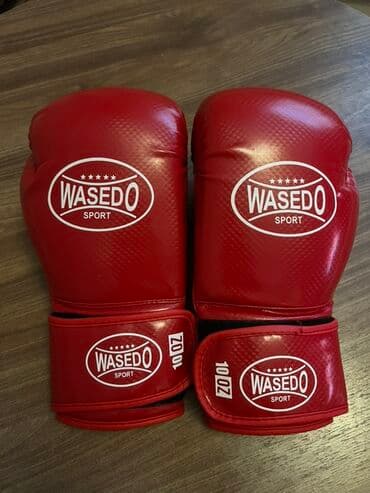Məhsul: Wasedo Sport boks əlcəkləri - Rəng: Qırmızı - Ölçü/çəki: 10 lalafo.az -da Məhsul: Wasedo Sport boks əlcəkləri - Rəng: Qırmızı - Ölçü/çəki: 10