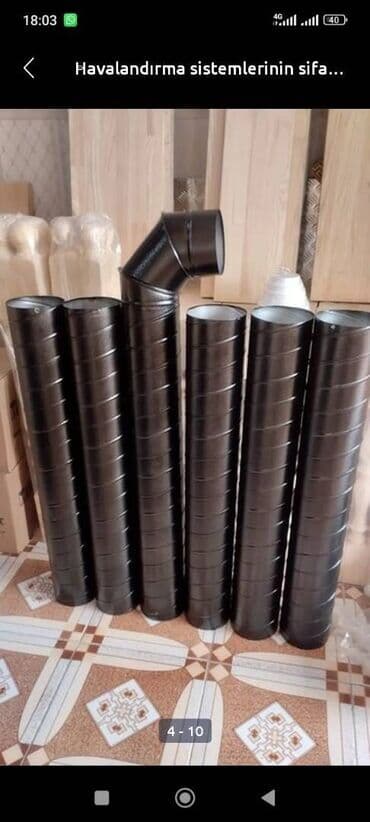 Havalandirma Zontlari ve Borularin Hazirlanmasi, Her Növ lalafo.az -da Havalandirma Zontlari ve Borularin Hazirlanmasi, Her Növ