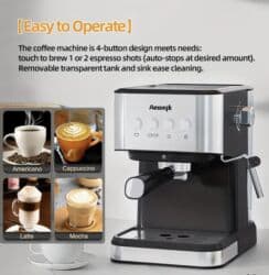 Другая техника для напитков: Кофемашина Полуавтоматическая, С капучинатором, Новый at lalafo.az — 5 Другая техника для напитков: Кофемашина Полуавтоматическая, С капучинатором, Новый — 5