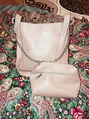 Qadın çanta dəsti – açıq pudra rəngi - Dəst: 1 ədəd əsas çiyin lalafo.az -da Qadın çanta dəsti – açıq pudra rəngi - Dəst: 1 ədəd əsas çiyin