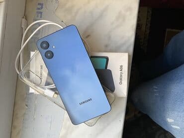 Samsung Galaxy A06, 128 GB, rəng - Mavi, İki sim kartlı lalafo.az -da Samsung Galaxy A06, 128 GB, rəng - Mavi, İki sim kartlı