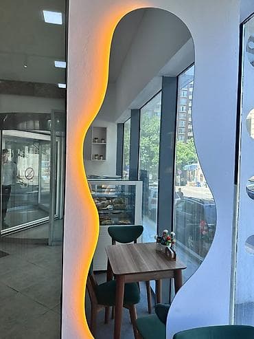 Güzgü Divar üçün, Dekorativ, Arxa işıqlı lalafo.az -da Güzgü Divar üçün, Dekorativ, Arxa işıqlı