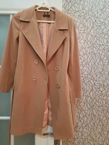 Бусы: Пальто, S, цвет - Бежевый at lalafo.az — 2 Бусы: Пальто, S, цвет - Бежевый — 2