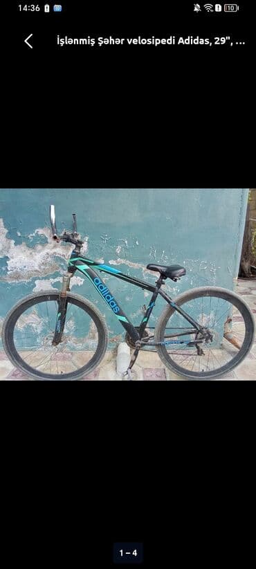 İşlənmiş Şəhər velosipedi Adidas, 29", sürətlərin sayı: 21, Ünvandan götürmə lalafo.az -da İşlənmiş Şəhər velosipedi Adidas, 29", sürətlərin sayı: 21, Ünvandan götürmə