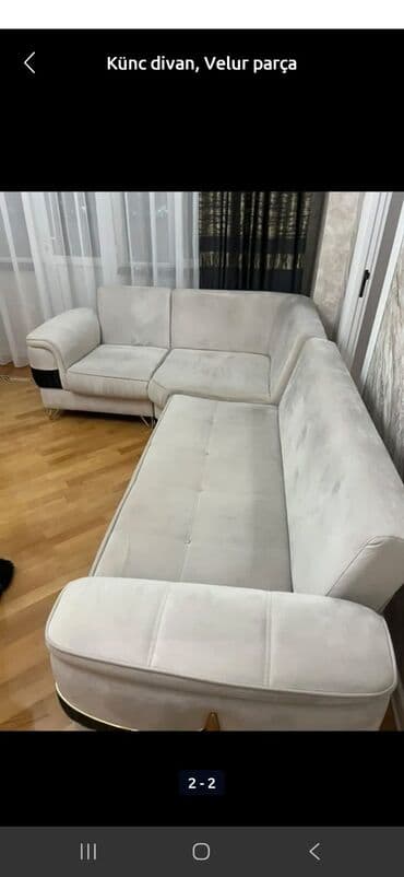 Künc divan, İşlənmiş, Açılan, Bazalı lalafo.az -da Künc divan, İşlənmiş, Açılan, Bazalı