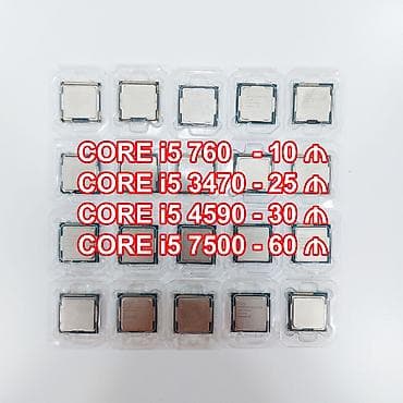 Core i5 Prosessorlar ⭐Core i5 760 - 10 AZN ⭐Core i5 3470 - 25 AZN at lalafo.az Core i5 Prosessorlar ⭐Core i5 760 - 10 AZN ⭐Core i5 3470 - 25 AZN