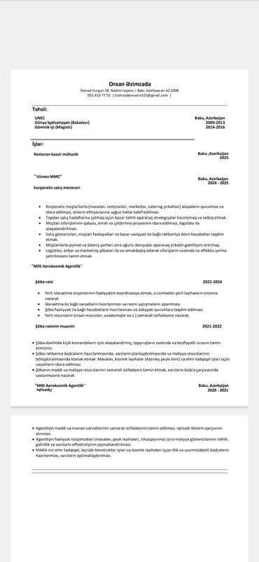 Xidmət: Korporativ satış və idarəetmə üzrə peşəkar Təklif olunan lalafo.az -da Xidmət: Korporativ satış və idarəetmə üzrə peşəkar Təklif olunan