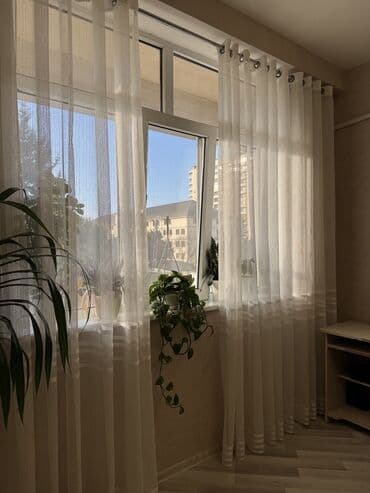 Pərdə tül 2 ədəd 2.7*4.9 hərəsi. Тюль занавеска 2 штуку, каждая 2.7 lalafo.az -da Pərdə tül 2 ədəd 2.7*4.9 hərəsi. Тюль занавеска 2 штуку, каждая 2.7