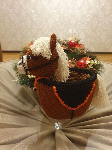 Корзины для ручек: Əl işidir toxunmuş at fiqurlu çoxməqsədli səbət/organayzer,karandaş at lalafo.az — 1 Корзины для ручек: Əl işidir toxunmuş at fiqurlu çoxməqsədli səbət/organayzer,karandaş — 1