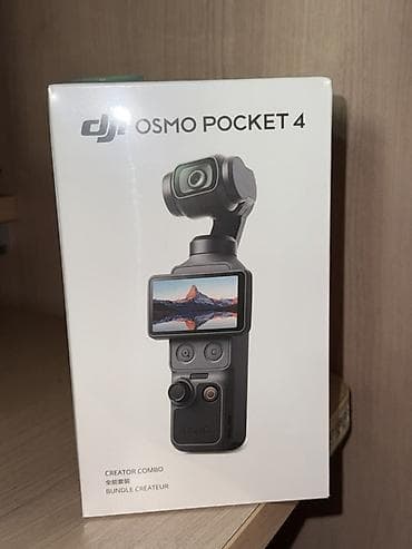 DJI Osmo Pocket 4 – Creator Combo Koreyadan alinib pakofka 2 ədəd lalafo.az -da DJI Osmo Pocket 4 – Creator Combo Koreyadan alinib pakofka 2 ədəd