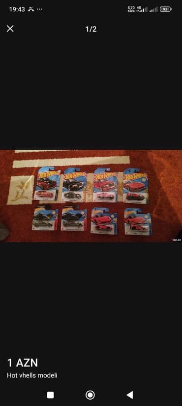 Hot Wheels modeli - Orijinal Hot Wheels die-cast maşın kolleksiyası - lalafo.az -da Hot Wheels modeli - Orijinal Hot Wheels die-cast maşın kolleksiyası -